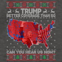 Trump Christmas Better Coverage Than 5g Can You Hear Us Now Vector Backpack