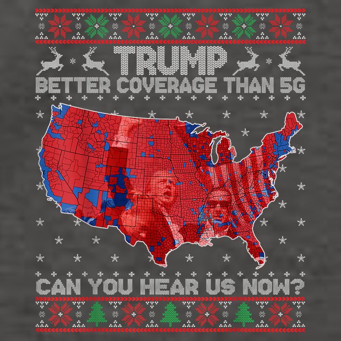 Trump Christmas Better Coverage Than 5g Can You Hear Us Now Vector Backpack