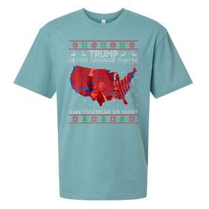 Trump Christmas Better Coverage Than 5g Can You Hear Us Now Sueded Cloud Jersey T-Shirt