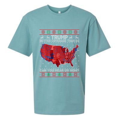 Trump Christmas Better Coverage Than 5g Can You Hear Us Now Sueded Cloud Jersey T-Shirt