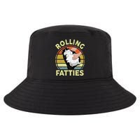 Tuxedo Cat Breed Rolling Fatties Funny Mom Dad Kitten Retro Cool Comfort Performance Bucket Hat