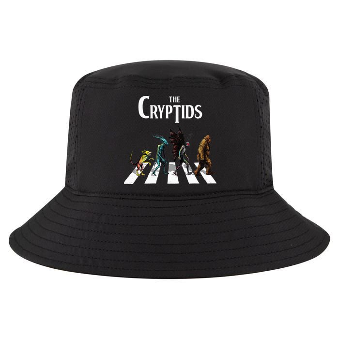 The Cryptids Bigfoot Mothman Wendigo Chupacabra Creatures Cool Comfort Performance Bucket Hat