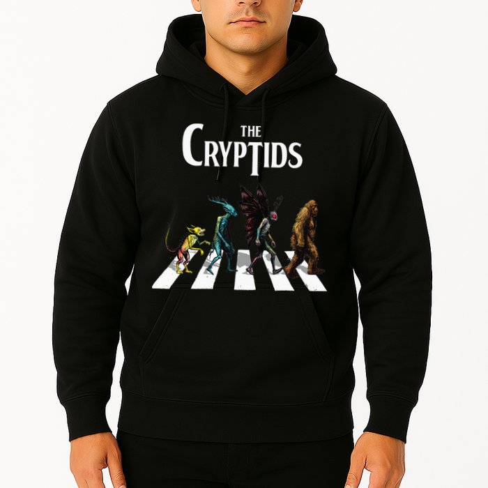 The Cryptids Bigfoot Mothman Wendigo Chupacabra Creatures Hoodie