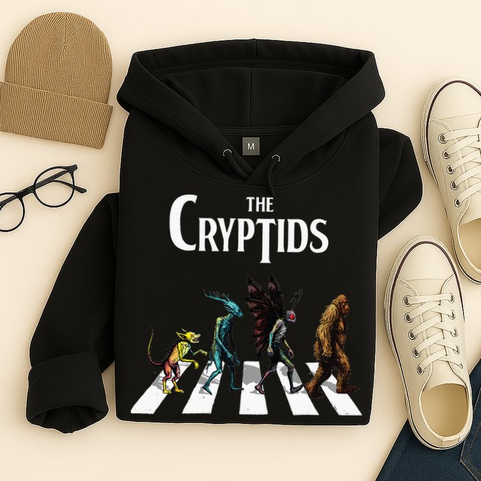 The Cryptids Bigfoot Mothman Wendigo Chupacabra Creatures Hoodie
