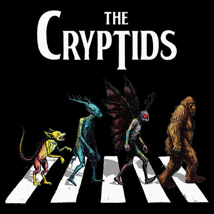 The Cryptids Bigfoot Mothman Wendigo Chupacabra Creatures Hoodie