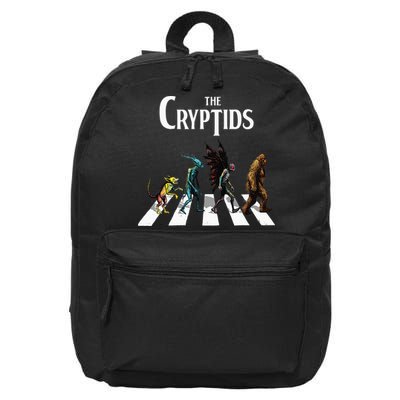 The Cryptids Bigfoot Mothman Wendigo Chupacabra Creatures 16 in Basic Backpack