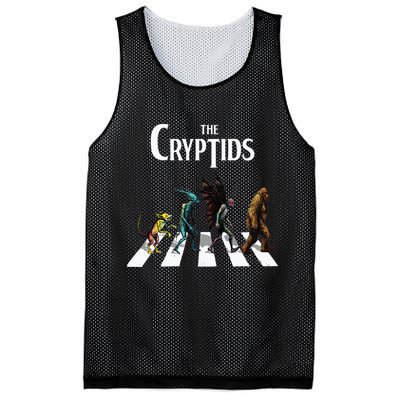 The Cryptids Bigfoot Mothman Wendigo Chupacabra Creatures Mesh Reversible Basketball Jersey Tank