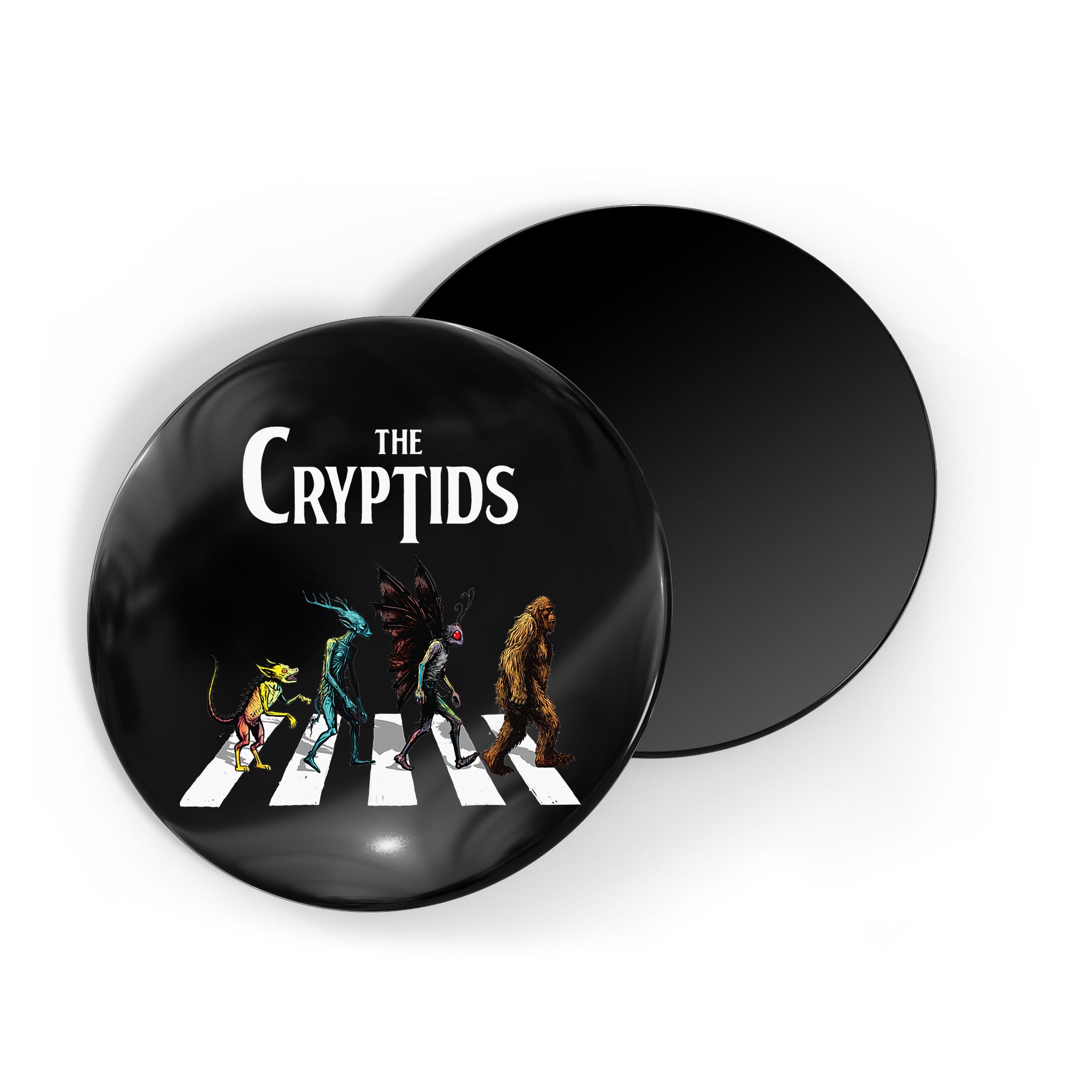 The Cryptids Bigfoot Mothman Wendigo Chupacabra Creatures Magnet