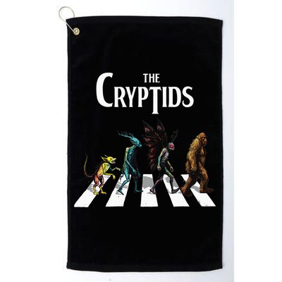 The Cryptids Bigfoot Mothman Wendigo Chupacabra Creatures Golf Towel