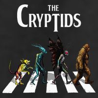 The Cryptids Bigfoot Mothman Wendigo Chupacabra Creatures Golf Towel
