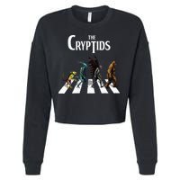 The Cryptids Bigfoot Mothman Wendigo Chupacabra Creatures Cropped Pullover Crew