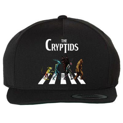 The Cryptids Bigfoot Mothman Wendigo Chupacabra Creatures Wool Snapback Cap