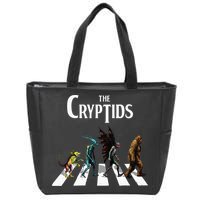 The Cryptids Bigfoot Mothman Wendigo Chupacabra Creatures Zip Tote Bag