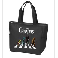 The Cryptids Bigfoot Mothman Wendigo Chupacabra Creatures Zip Tote Bag