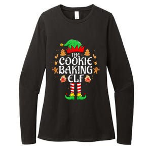 The Cookie Baking Elf Xmas Matching Christmas Family Pajama  Womens CVC Long Sleeve Shirt