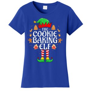 The Cookie Baking Elf Xmas Matching Christmas Family Pajama  Women's T-Shirt