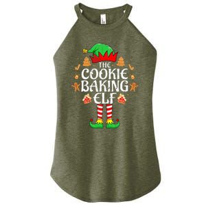 The Cookie Baking Elf Xmas Matching Christmas Family Pajama  Women's Perfect Tri Rocker Tank