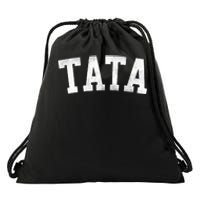 Tata Classic Bold Font FatherS Day Tata Drawstring Bag