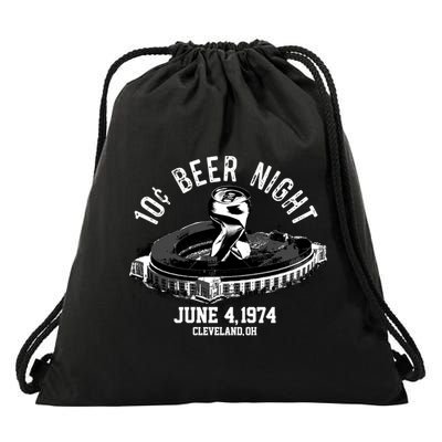 Ten Cent Beer Night Cleveland CLE Baseball Drawstring Bag