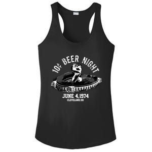 Ten Cent Beer Night Cleveland CLE Baseball Ladies PosiCharge Competitor Racerback Tank