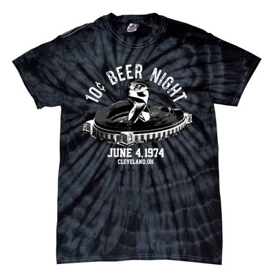 Ten Cent Beer Night Cleveland CLE Baseball Tie-Dye T-Shirt