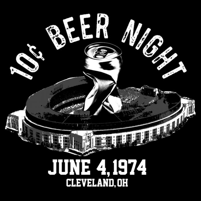 Ten Cent Beer Night Cleveland CLE Baseball Kids Hoodie