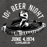 Ten Cent Beer Night Cleveland CLE Baseball Vector Backpack