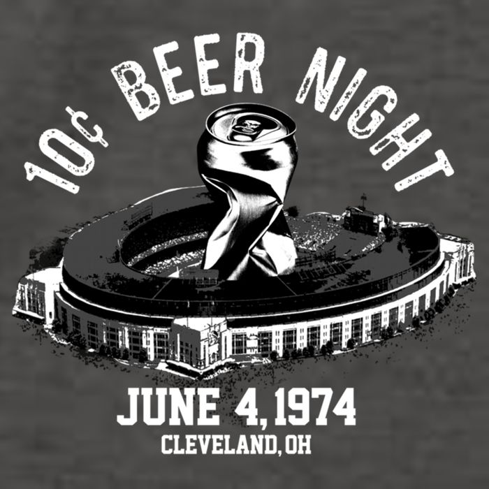 Ten Cent Beer Night Cleveland CLE Baseball Vector Backpack