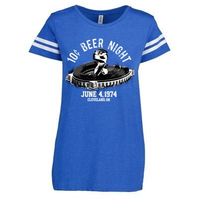 Ten Cent Beer Night Cleveland CLE Baseball Enza Ladies Jersey Football T-Shirt