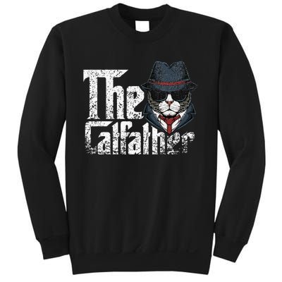 The Catfather Best Birthday Cat Dad Fathersday Sweatshirt