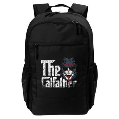 The Catfather Best Birthday Cat Dad Fathersday Daily Commute Backpack