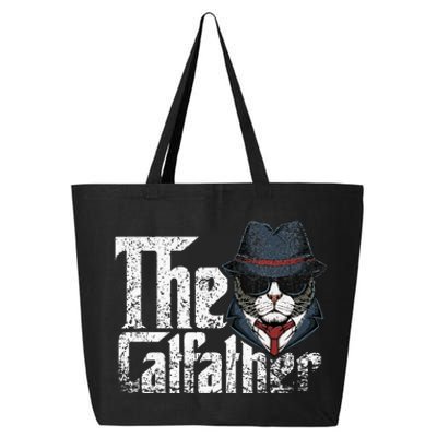 The Catfather Best Birthday Cat Dad Fathersday 25L Jumbo Tote