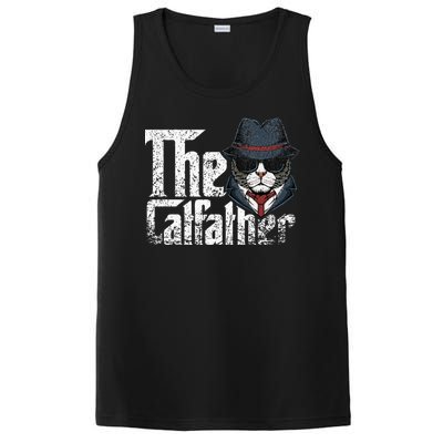 The Catfather Best Birthday Cat Dad Fathersday PosiCharge Competitor Tank