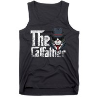 The Catfather Best Birthday Cat Dad Fathersday Tank Top