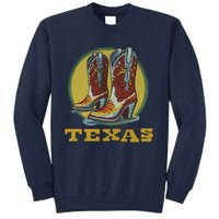 Texas Cowboy BootsVintage Tall Sweatshirt