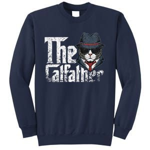 The Catfather Best Birthday Cat Dad Fathersday Funny Gift Sweatshirt