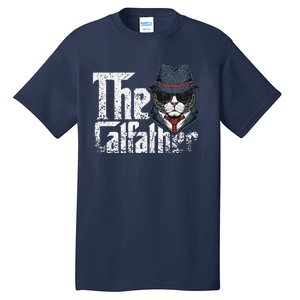 The Catfather Best Birthday Cat Dad Fathersday Funny Gift Tall T-Shirt