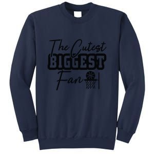 The Cutest Biggest Fan Gift For Basketball Team Sport Bball Sweatshirt