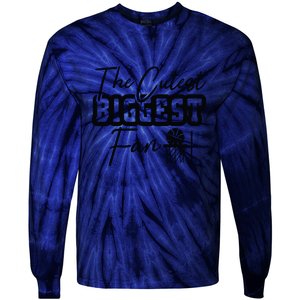 The Cutest Biggest Fan Gift For Basketball Team Sport Bball Tie-Dye Long Sleeve Shirt