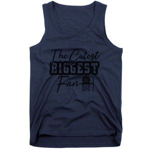 The Cutest Biggest Fan Gift For Basketball Team Sport Bball Tank Top