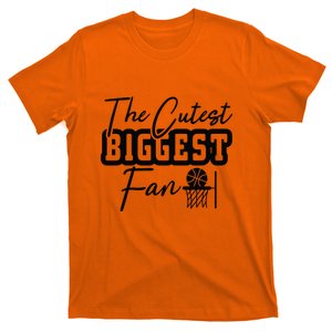 The Cutest Biggest Fan Gift For Basketball Team Sport Bball T-Shirt