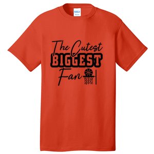 The Cutest Biggest Fan Gift For Basketball Team Sport Bball Tall T-Shirt