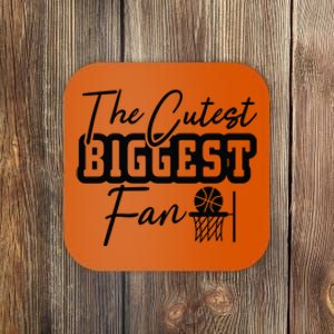 The Cutest Biggest Fan Gift For Basketball Team Sport Bball Coaster