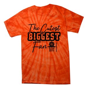 The Cutest Biggest Fan Gift For Basketball Team Sport Bball Tie-Dye T-Shirt