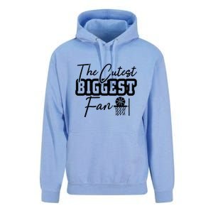 The Cutest Biggest Fan Gift For Basketball Team Sport Bball Unisex Surf Hoodie