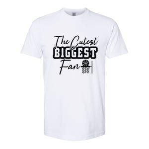 The Cutest Biggest Fan Gift For Basketball Team Sport Bball Softstyle CVC T-Shirt