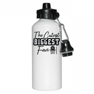 The Cutest Biggest Fan Gift For Basketball Team Sport Bball Aluminum Water Bottle