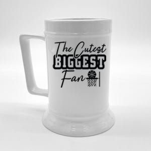 The Cutest Biggest Fan Gift For Basketball Team Sport Bball Beer Stein