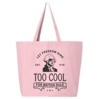 Too Cool British Rule / Funny 4th Of July George Washington 25L Jumbo Tote