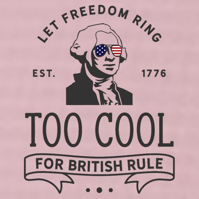 Too Cool British Rule / Funny 4th Of July George Washington 25L Jumbo Tote